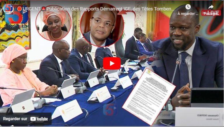 🛑URGENT🚨Publication des Rapports Démarrent IGE, des Têtes Tombent -Arrestations Commencent ?
