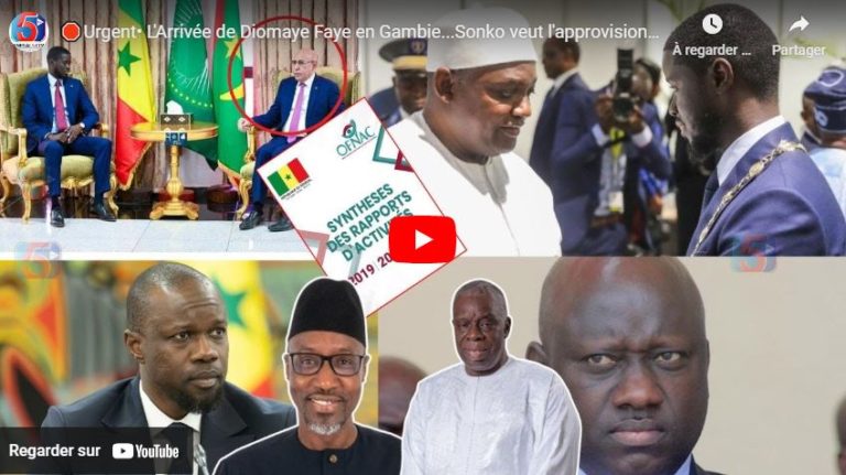 🛑Urgent• L'Arrivée de Diomaye Faye en Gambie...Sonko veut l'approvisionnement en mouton pour la tabaski