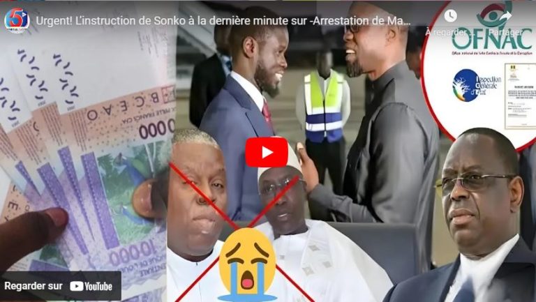Urgent! L’instruction de Sonko à la dernière minute sur -Arrestation de Mamour Diallo imminente