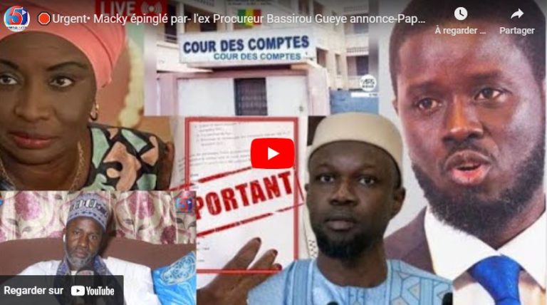 🛑Urgent• Macky épinglé par- l'ex Procureur Bassirou Gueye annonce-Pape Alé Niang attaque Moussa Fall