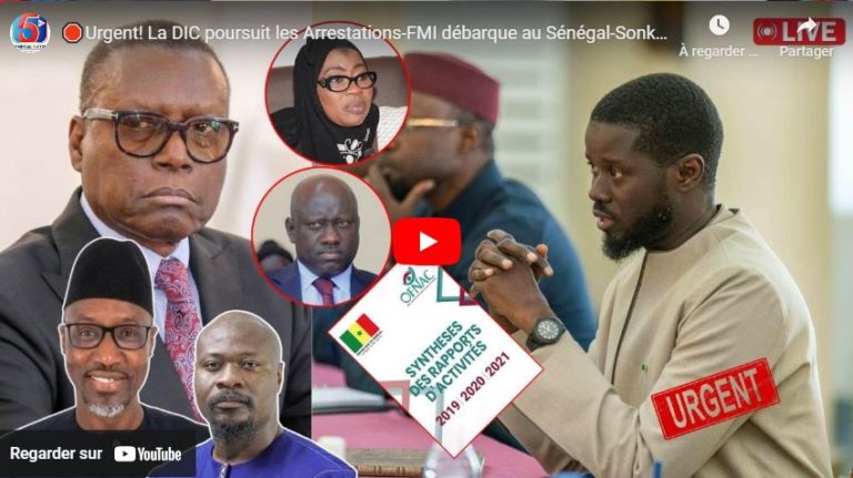 🛑Urgent! La DIC poursuit les Arrestations-FMI débarque au Sénégal-Sonko&Diomaye rassurent: MATINALE