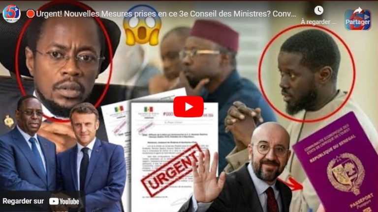🛑Urgent! Nouvelles Mesures prises en ce 3e Conseil des Ministres? Convocation Rapport et Arrestation