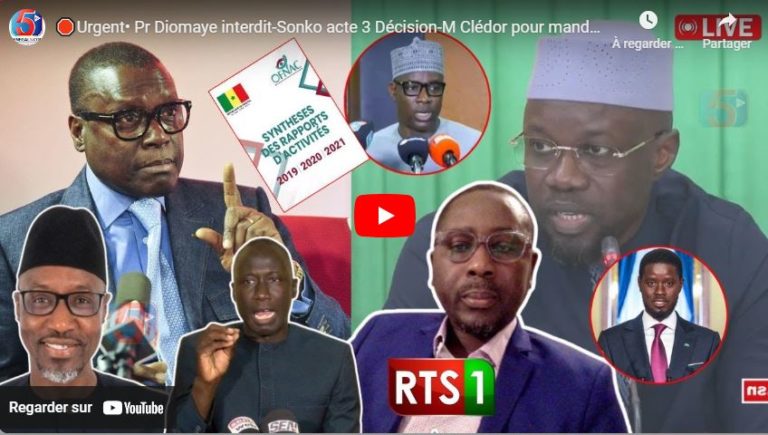 🛑Urgent• Pr Diomaye interdit-Sonko acte 3 Décision-M Clédor pour mandat d’arrêt contre Macky-Rapport