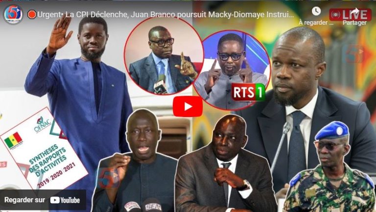 🛑Urgent• La CPI Déclenche, Juan Branco poursuit Macky-Diomaye Instruit-Sonko Exécute-Litoral-Acciden