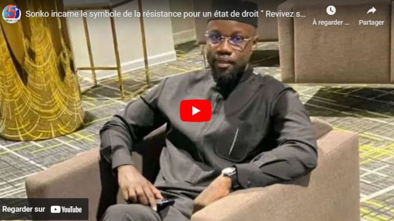 Sonko incarne le symbole de la résistance pour un état de droit " Revivez son discours audacieux