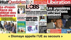 La Une des Quotidiens Nationaux du 23 Avril 2024