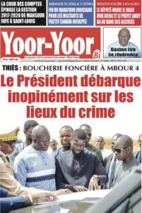 Découvrez les Unes des journaux Sénégalais du jeudi 02 mai 2024