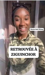 Ziguinchor: Amy Niang retrouvée se trouve présentement au Commissariat central