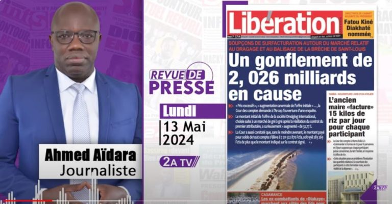 Revue de presse Ahmed Aïdara du Lundi 13 Mai 2024