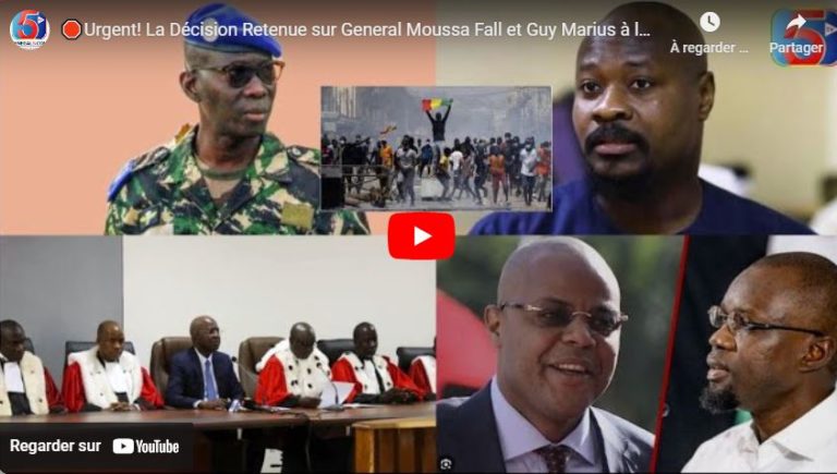 🛑Urgent! La Décision Retenue sur General Moussa Fall et Guy Marius à la Cour d’Appel -Procès Prodac
