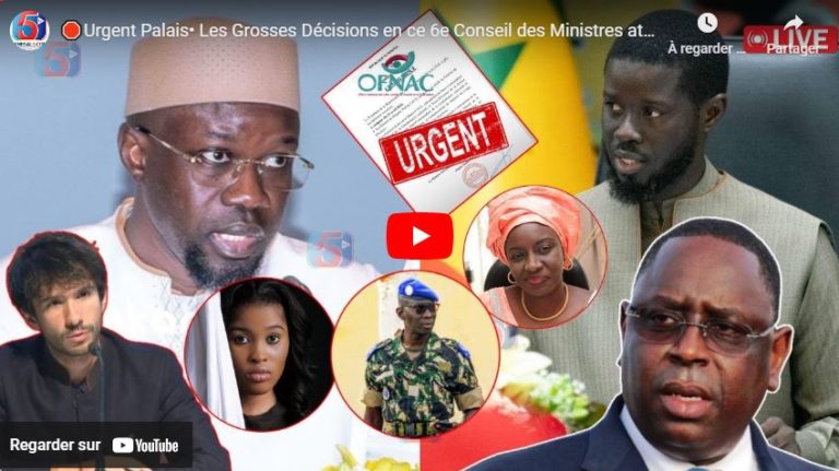 🛑Urgent Palais• Les Grosses Décisions en ce 6e Conseil des Ministres attendues-Sonko avertit-BRT