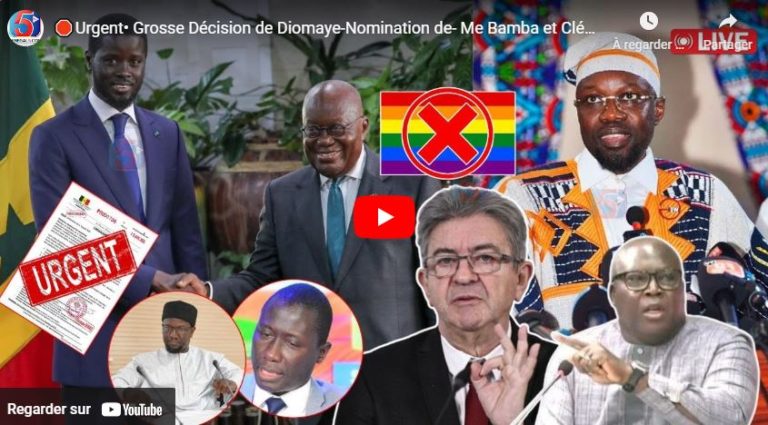 🛑Urgent• Grosse Décision de Diomaye-Nomination de- Me Bamba et Clédor refusent-Me Tall en vue…