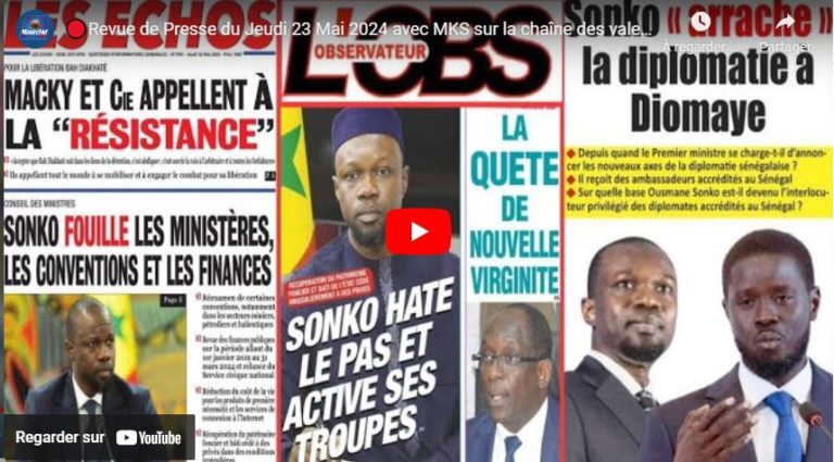 🔴Revue de Presse du Jeudi 23 Mai 2024 avec MKS sur la chaîne des valeurs Mourchid Tv