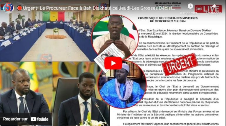 🛑Urgent• Le Procureur Face à Bah Diakhaté ce Jeudi-Les Grosses Décisions de Sonko et Diomaye-Adji Sa