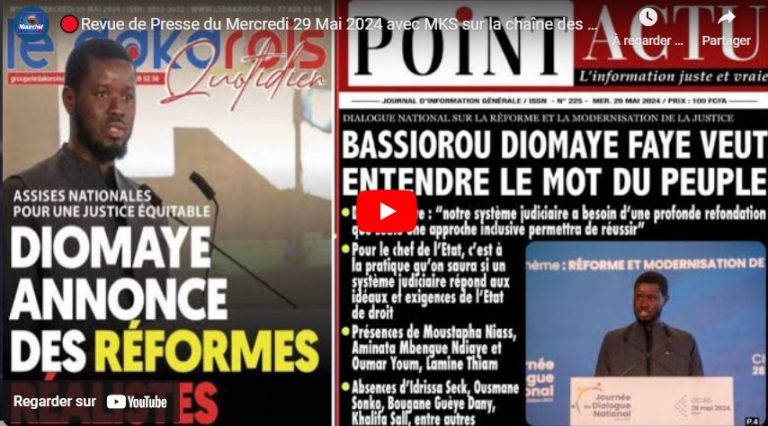 🔴Revue de Presse du Mercredi 29 Mai 2024 avec MKS sur la chaîne des valeurs Mourchid Tv