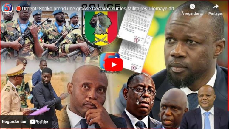 🛑Urgent! Sonko prend une grosse Décision sur les Militaires-Diomaye dit non à la-Mimi Revendique…