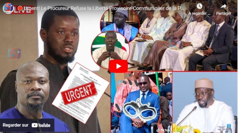 🛑Urgent! Le Procureur Refuse la Liberté Provisoire-Communiquer de la Police-Mansour Faye-Audio Doro