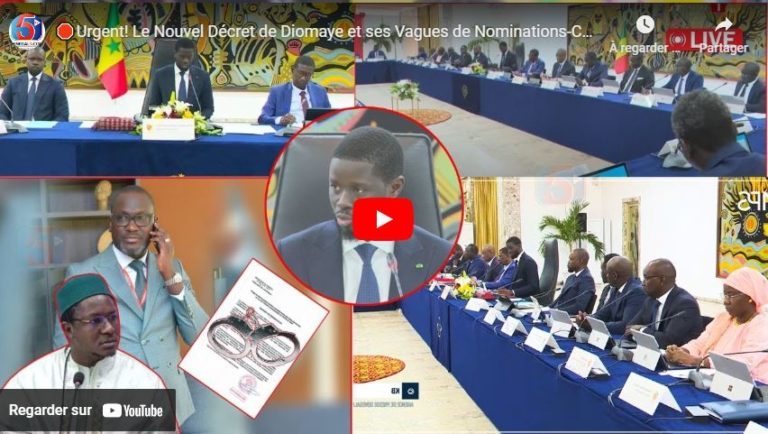 🛑Urgent! Le Nouvel Décret de Diomaye et ses Vagues de Nominations-Cheikh Bara à la DIC-Sonko Audits