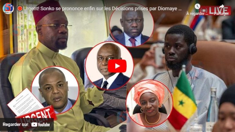 🛑Urgent! Sonko se prononce enfin sur les Décisions prises par Diomaye promettant une Réussite 1 Mois