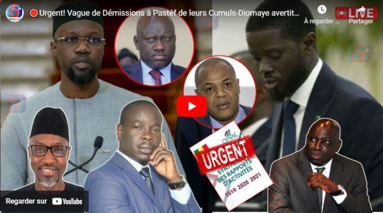 🛑Urgent! Vague de Démissions à Pastéf de leurs Cumuls-Diomaye avertit-Biram Souleye-Macky remobilise