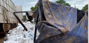 Ziguinchor : Un camion se renverse