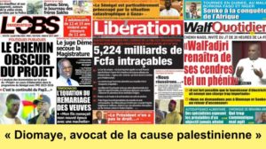 Découvrez les Unes des journaux Sénégalais du lundi 06 mai 2024