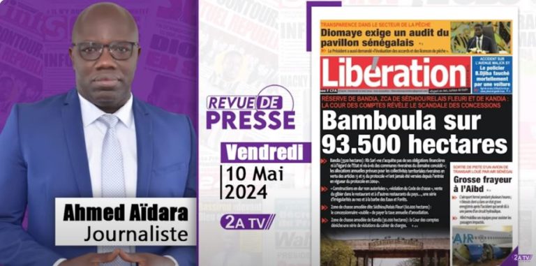 Revue de presse Ahmed Aidara du Vendredi 10 Mai 2024