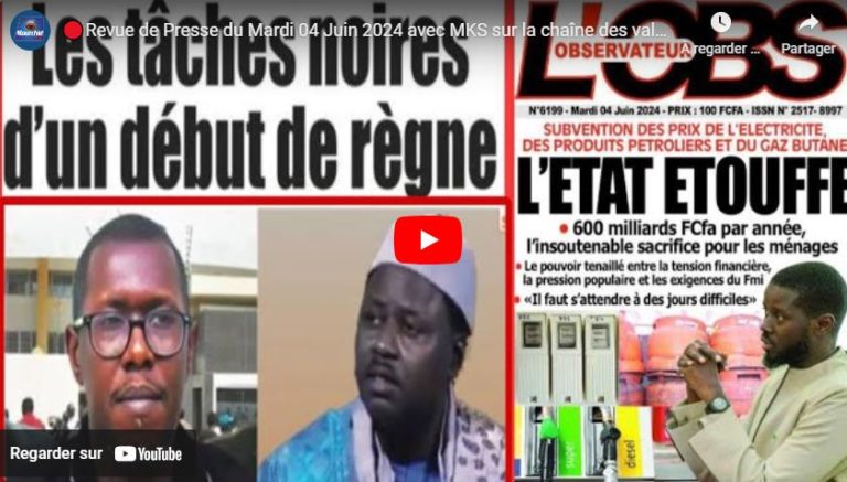 🔴Revue de Presse du Mardi 04 Juin 2024 avec MKS sur la chaîne des valeurs Mourchid Tv.