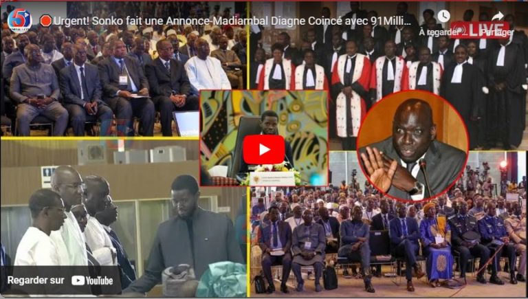 🛑Urgent! Sonko fait une Annonce-Madiambal Diagne Coincé avec 91Millions-Diomaye Justice…