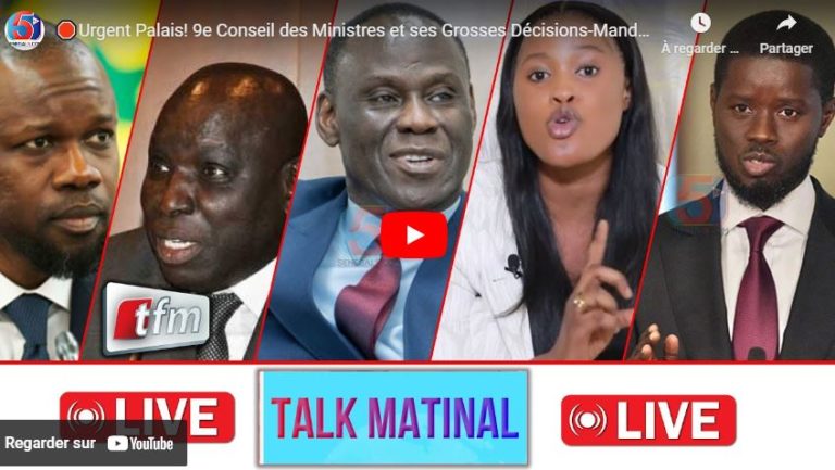 🛑Urgent Palais! 9e Conseil des Ministres et ses Grosses Décisions-Mandat d’Arrêt contre Adji Sarr?