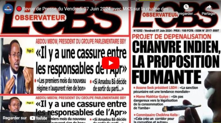 🔴Revue de Presse du Vendredi 07 Juin 2024 avec MKS sur la chaîne des valeurs Mourchid Tv.