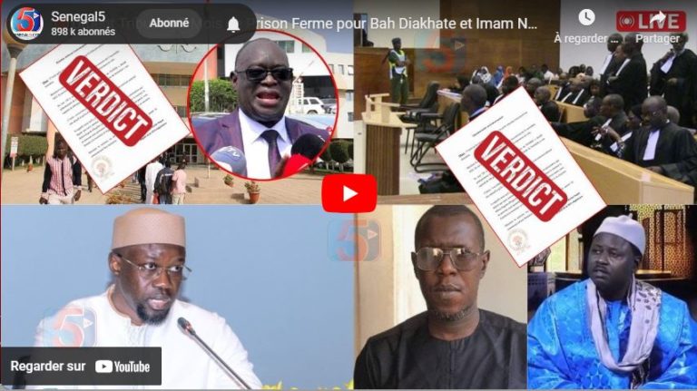 🛑Urgent Tribunal! 3 Mois de Prison Ferme pour Bah Diakhate et Imam Ndao: Le Verdict est Tombé…