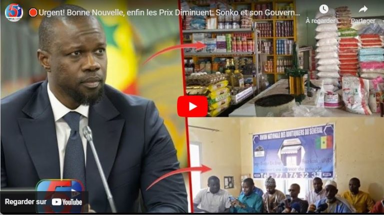 🛑Urgent! Bonne Nouvelle, enfin les Prix Diminuent: Sonko et son Gouvernement Actent…