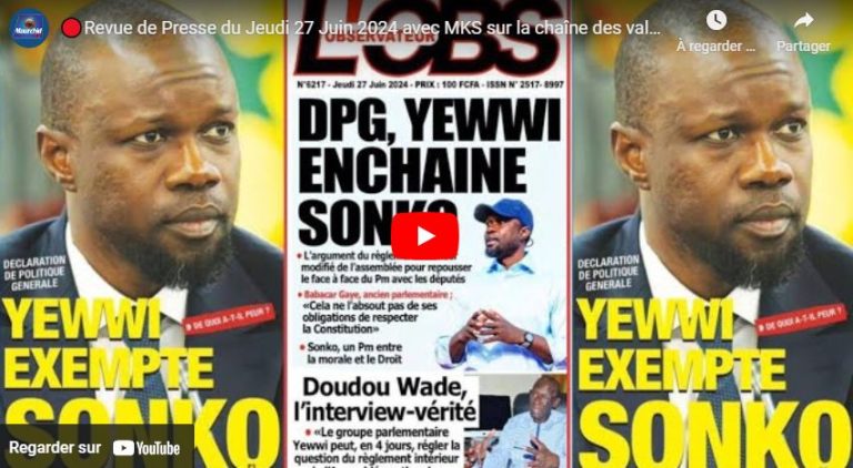 🔴Revue de Presse du Jeudi 27 Juin 2024 avec MKS sur la chaîne des valeurs Mourchid Tv.