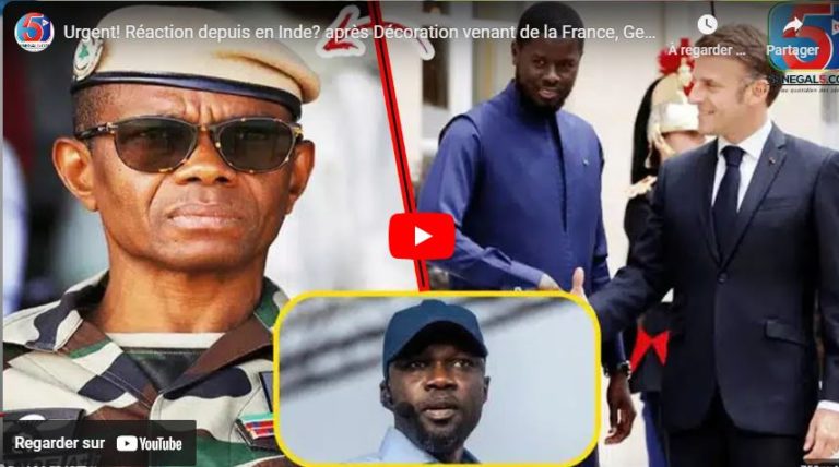 Urgent! Réaction depuis en Inde? après Décoration venant de la France, General Kandé…:Mamour