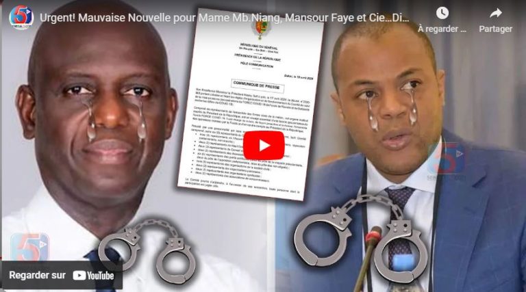 Urgent! Mauvaise Nouvelle pour Mame Mb.Niang, Mansour Faye et Cie…Diomaye sur la Reddition Comptes