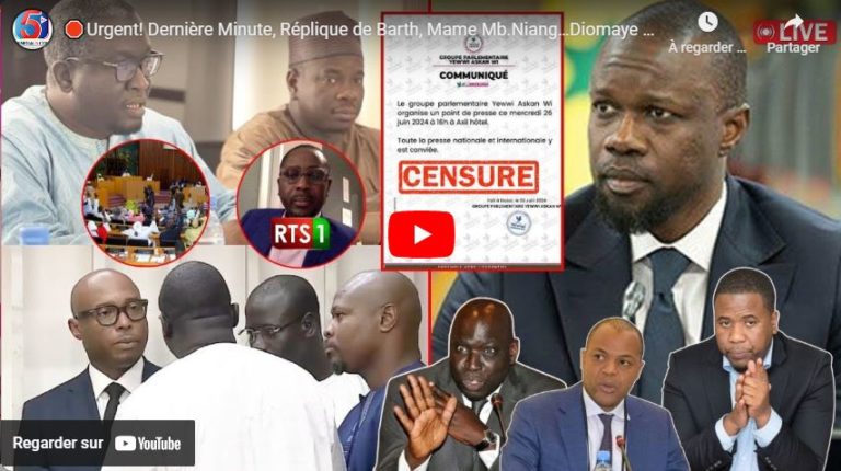 🛑Urgent! Dernière Minute, Réplique de Barth, Mame Mb.Niang…Diomaye sur les Comptes-Sonko Zappe les..