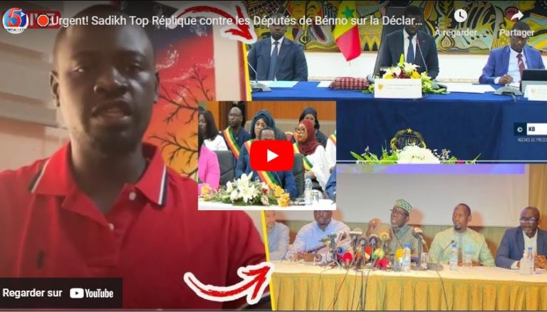 🛑Urgent! Sadikh Top Réplique contre les Députés de Bénno sur la Déclaration Générale de Sonko…