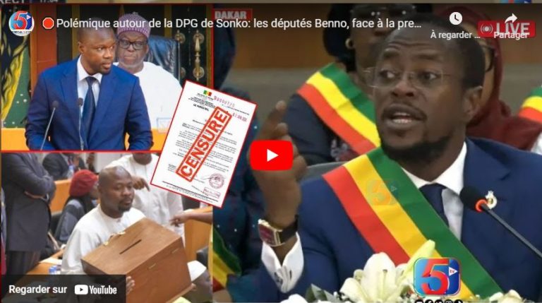 🛑Polémique autour de la DPG de Sonko: les députés Benno, face à la presse