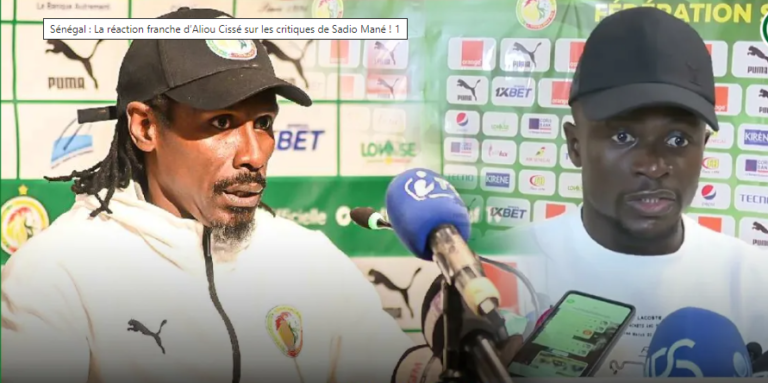 La réaction franche d’Aliou Cissé sur les critiques de Sadio Mané !