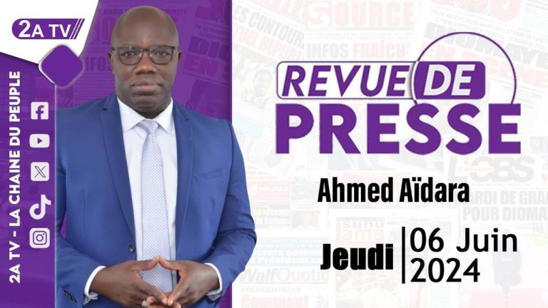 Ecoutez la revue de presse (Wolof) 2ATV du jeudi 06 juin 2024 | Par Ahmed Aidara