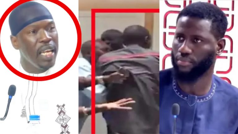Une violente bag@rre entre Nit Dof et Ameth Ndoye dans les locaux de Sénégal 7