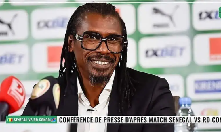 Aliou Cissé : « Je suis plutôt content de notre prestation même si on n’a pas gagné »