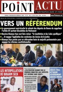 Découvrez les Unes des journaux sénégalais du jeudi 11 juillet 2024