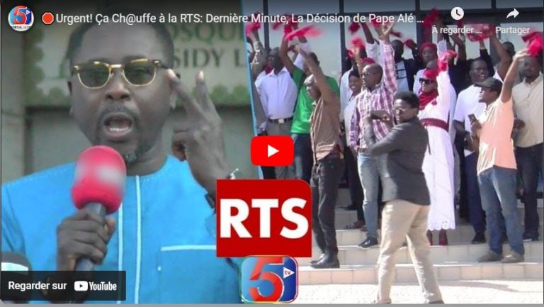 🛑Urgent! Ça Ch@uffe à la RTS: Dernière Minute, La Décision de Pape Alé Niang, Agents disent non