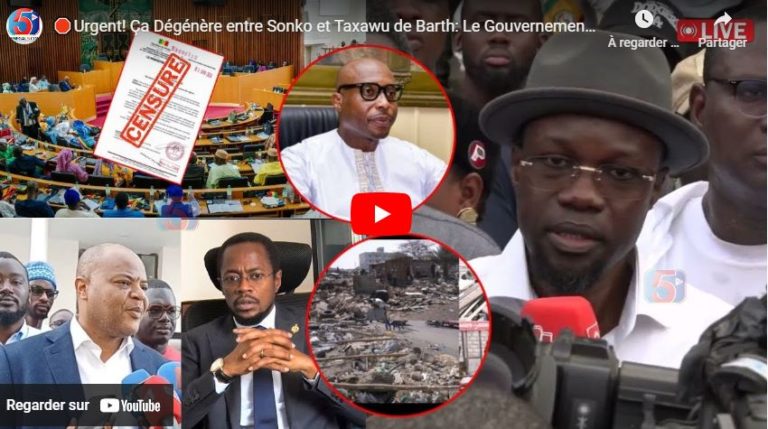 🛑Urgent! Ça Dégénère entre Sonko et Taxawu de Barth: Le Gouvernement Rassure-DPG 15…