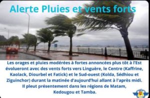 Alerte pluies et vents forts : L’ANACIM émet des recommandations vitales …