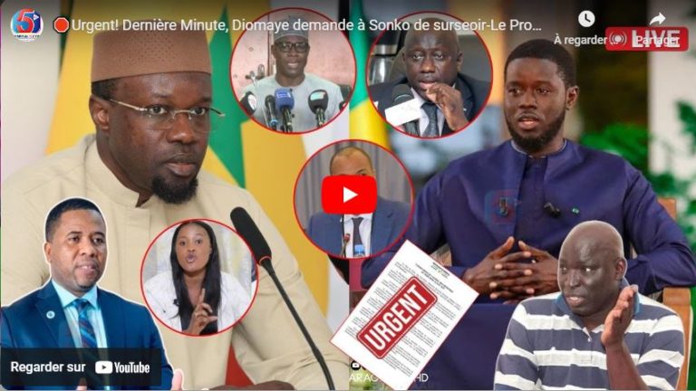 🛑Urgent! Dernière Minute, Diomaye demande à Sonko de surseoir-Le Procureur Fouille-Apr: P.Sow