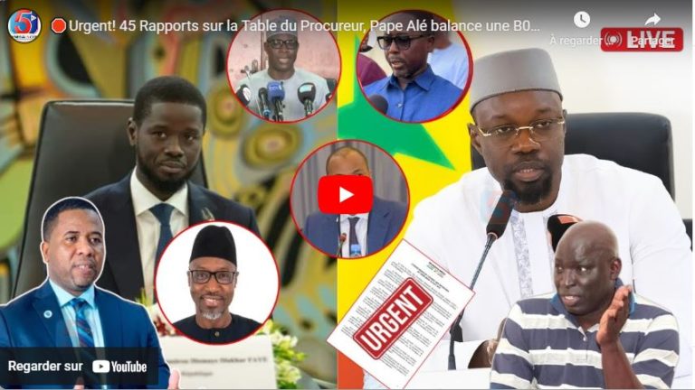 🛑Urgent! 45 Rapports sur la Table du Procureur, Pape Alé balance une B0mbe-Audition Madior Fall