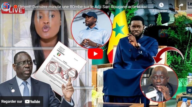 🛑Urgent! Dernière minute une B0mbe sur le Adji Sarr-Bougane acte et saisit-Diomaye recadre…